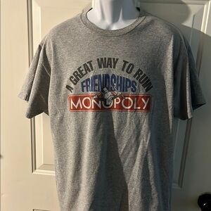 Hasbro Gray Short Sleeve Tee Casual Graphic Shirt